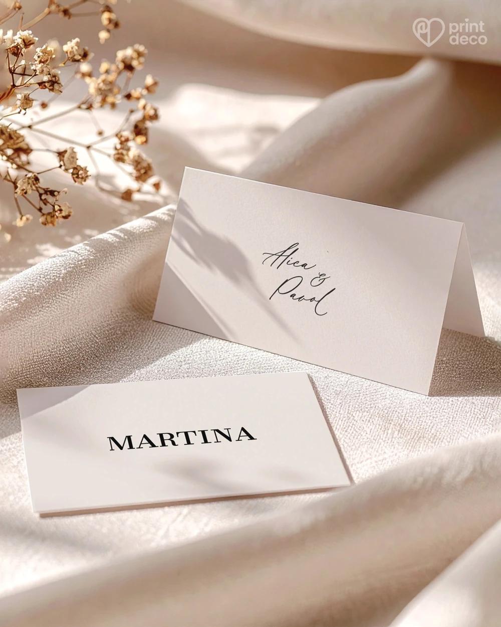 Svadobné menovky – Umenie lásky 1/2