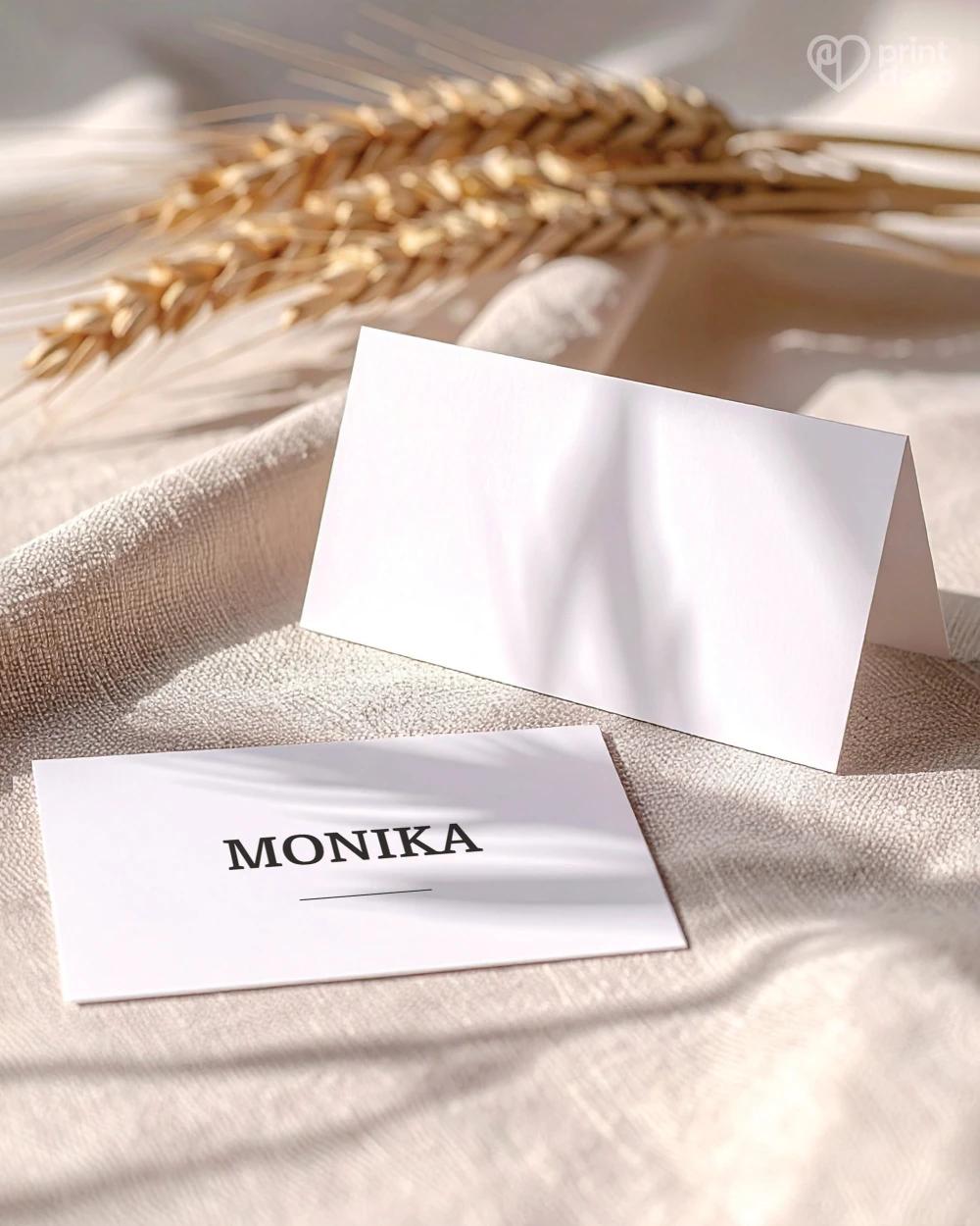 Svadobné menovky – O nás dvoch 1/2