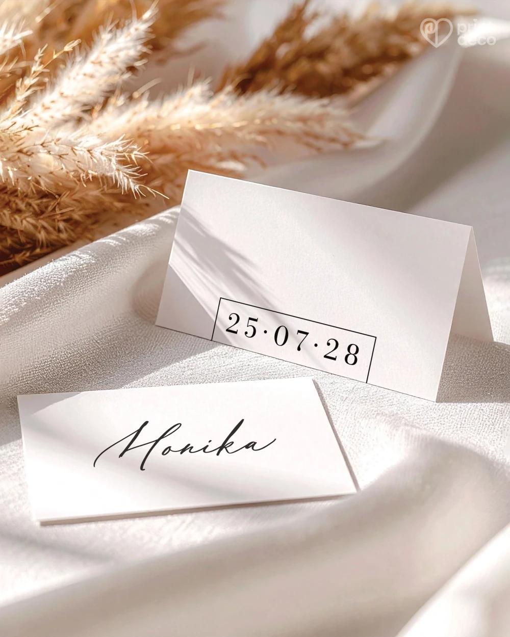 Svadobné menovky – Náš deň II 1/2