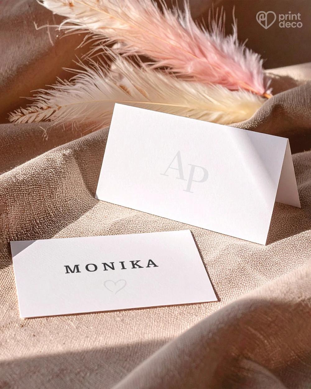 Svadobné menovky – Náš príbeh IV 1/2