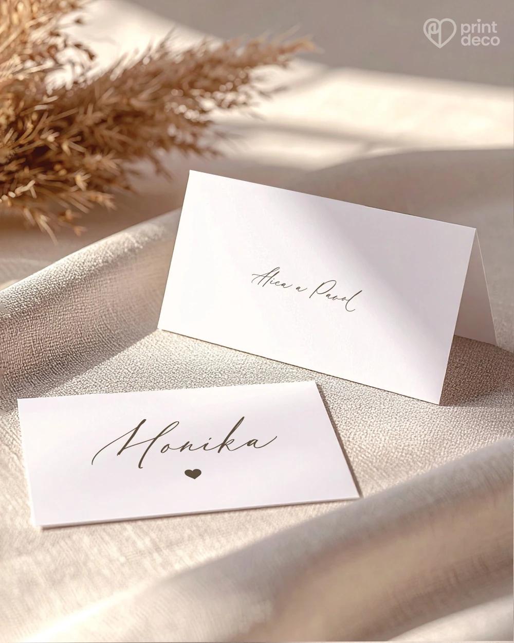 Svadobné menovky – V jednote spojení 1/2