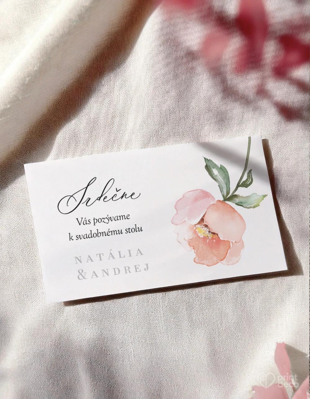 Pozvánky k stolu – Kvetinový sľub IV 0/1