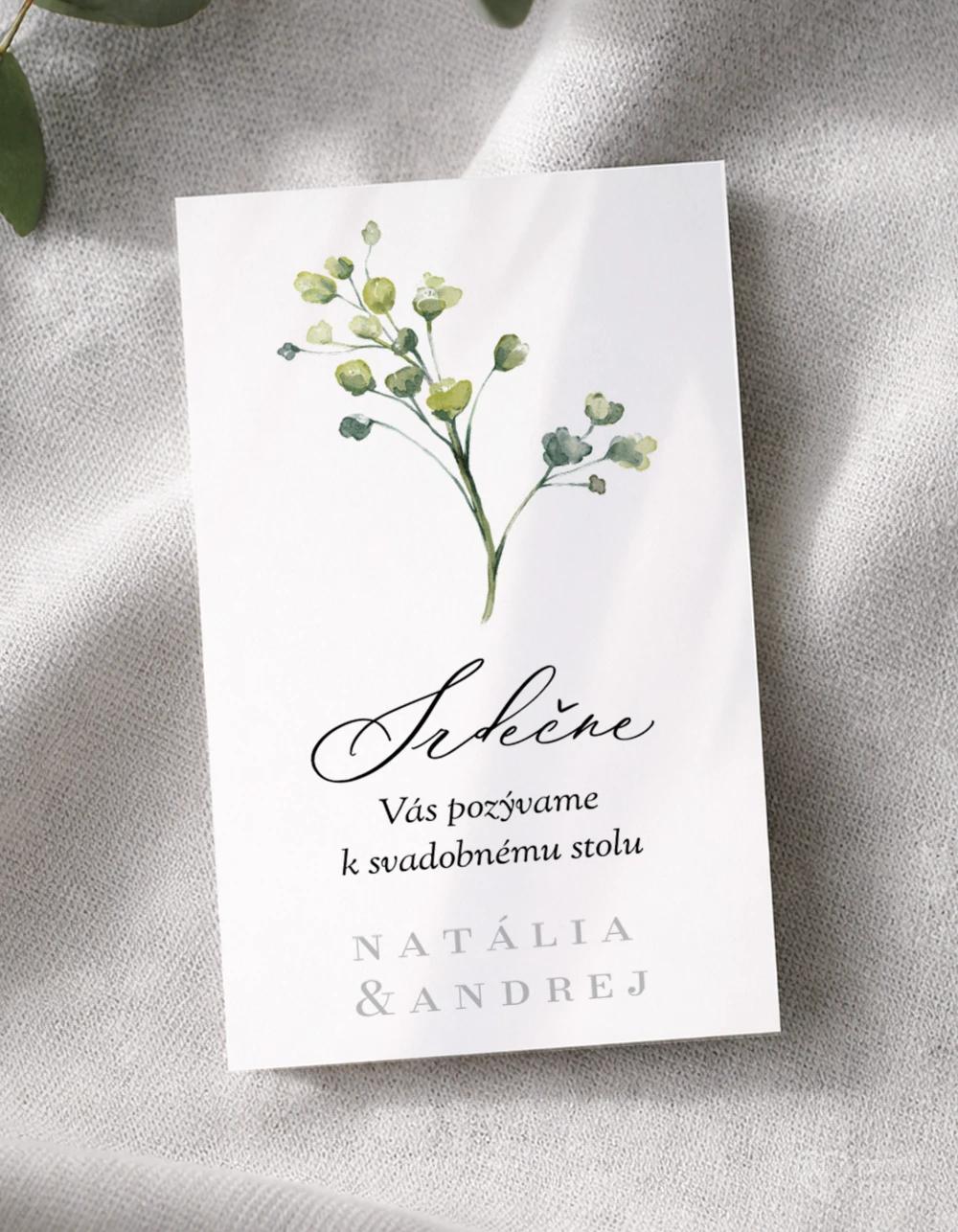 Pozvánky k stolu – Greenery VIII 0/1