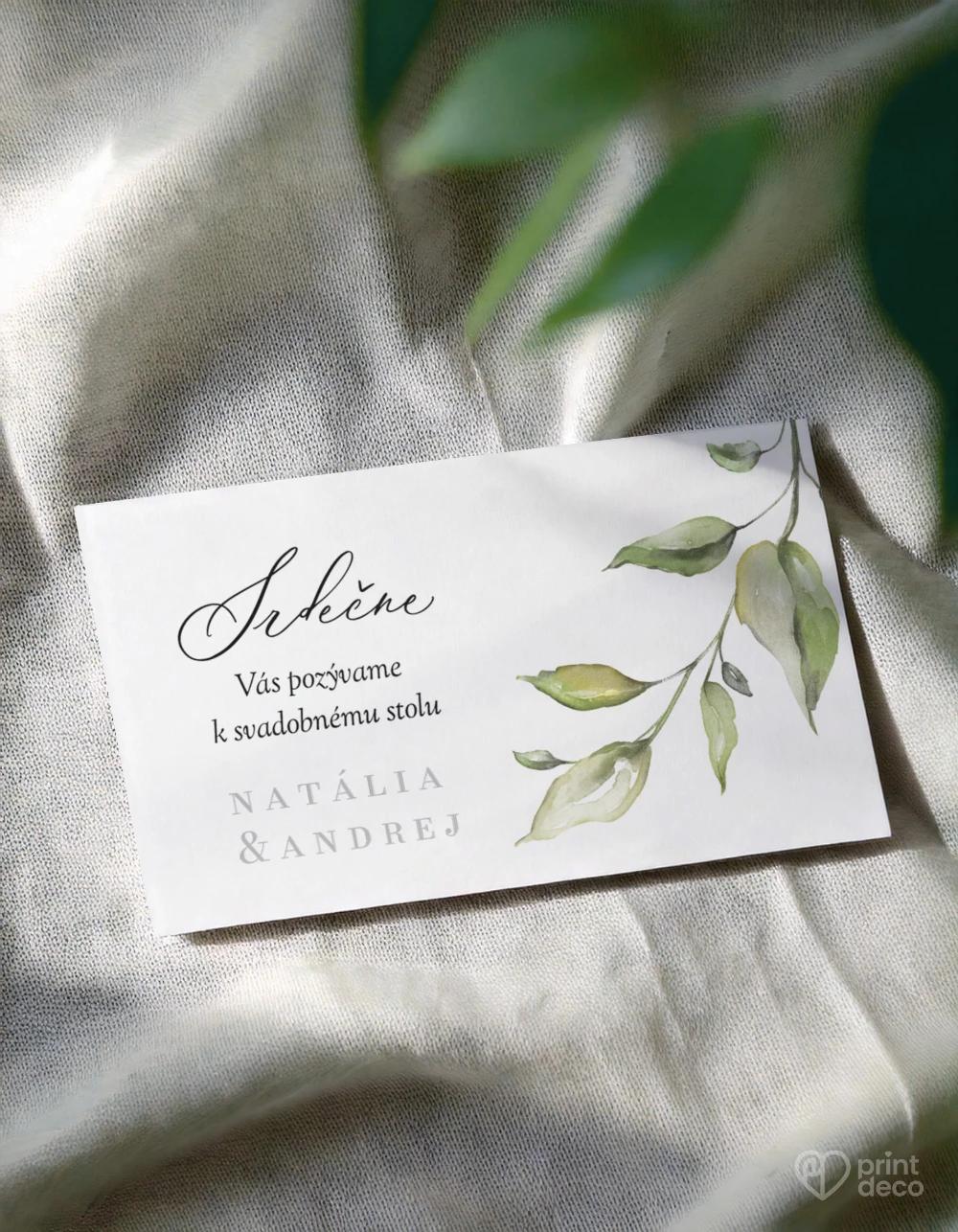 Pozvánky k stolu – Greenery IX 0/1