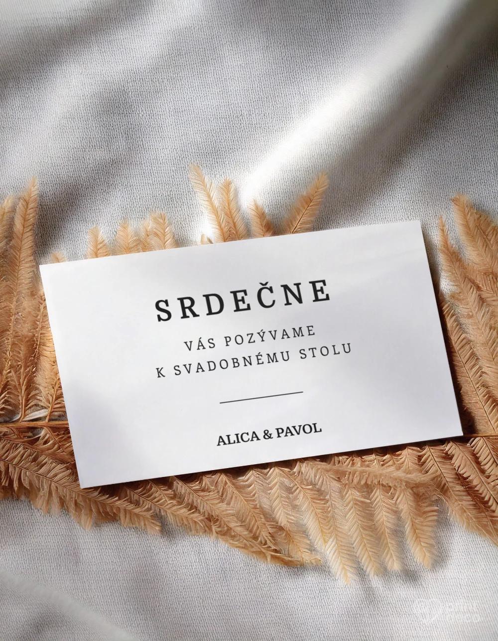 Pozvánky k stolu – O nás dvoch 0/1