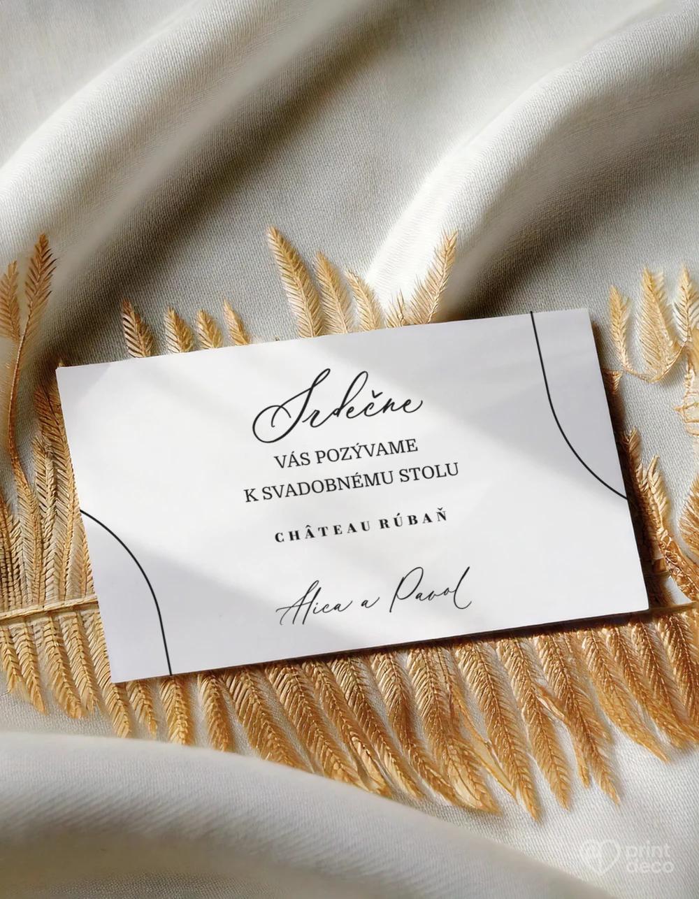 Pozvánky k stolu – Geometrická láska II 0/1