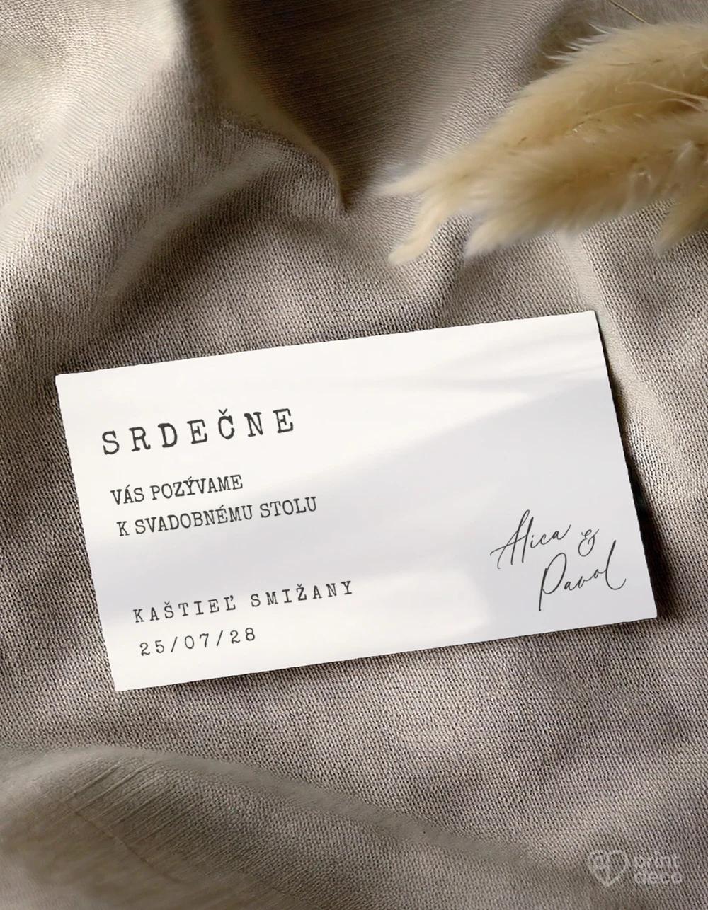 Pozvánky k stolu – List lásky 0/1