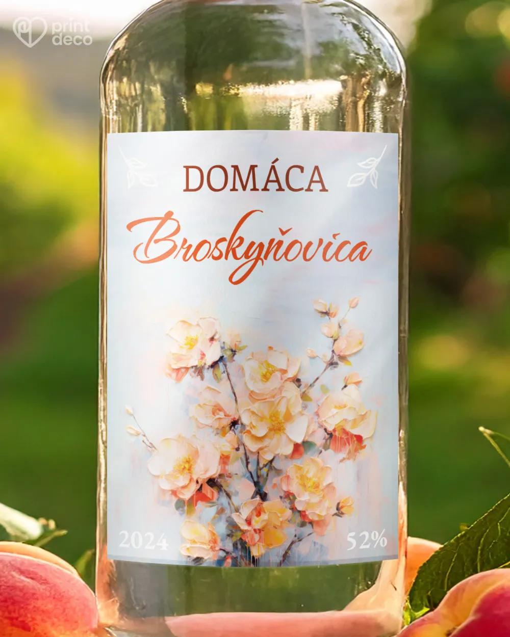 Etikety na pálenku Broskyňovica 04