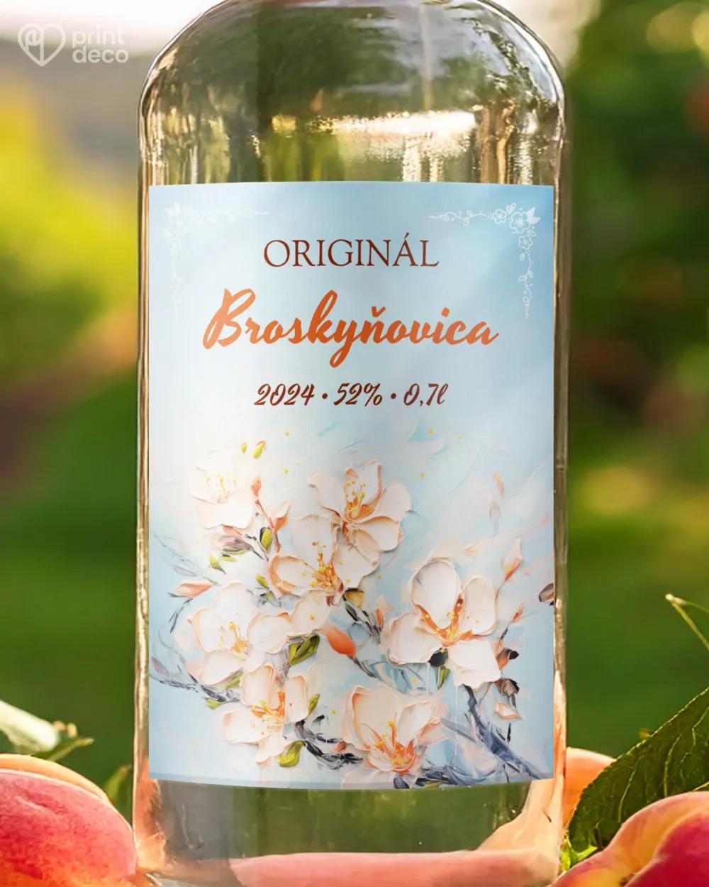 Etikety na pálenku Broskyňovica 05