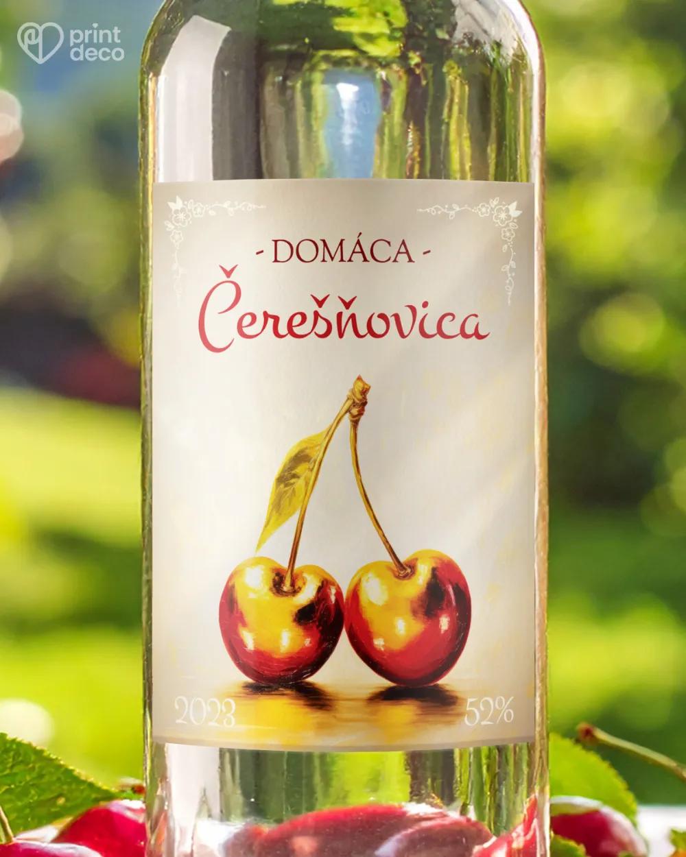 Etikety na pálenku Čerešňovicu 01