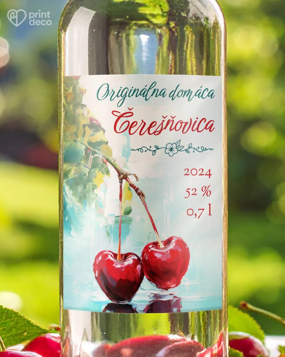 Etikety na pálenku Čerešňovicu 02