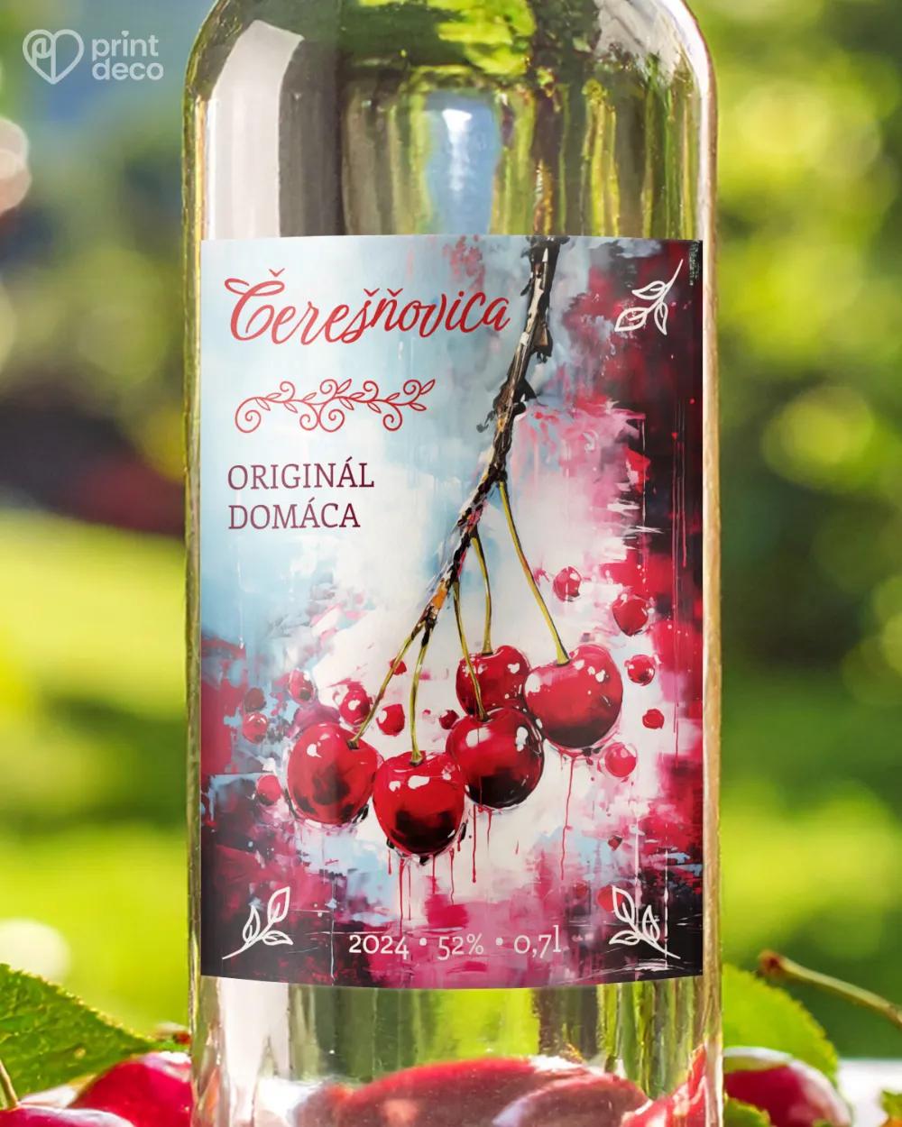 Etikety na pálenku Čerešňovicu 03