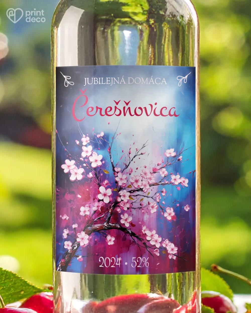 Etikety na pálenku Čerešňovicu 04