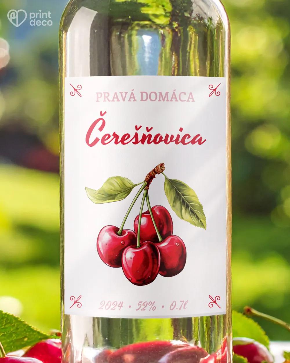 Etikety na pálenku Čerešňovicu 08