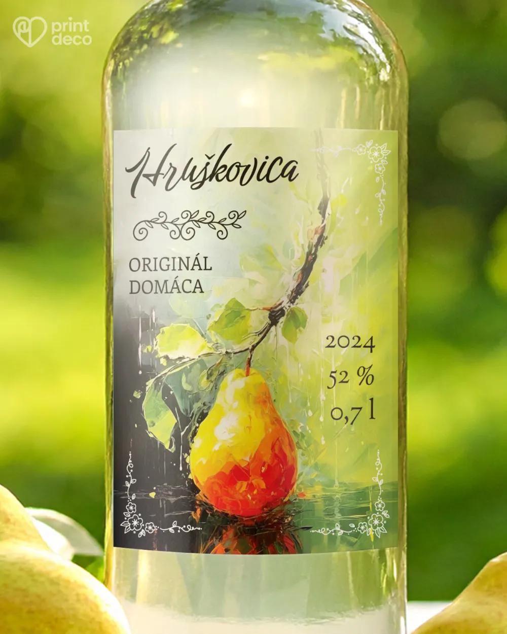 Etikety na pálenku Hruškovica 04
