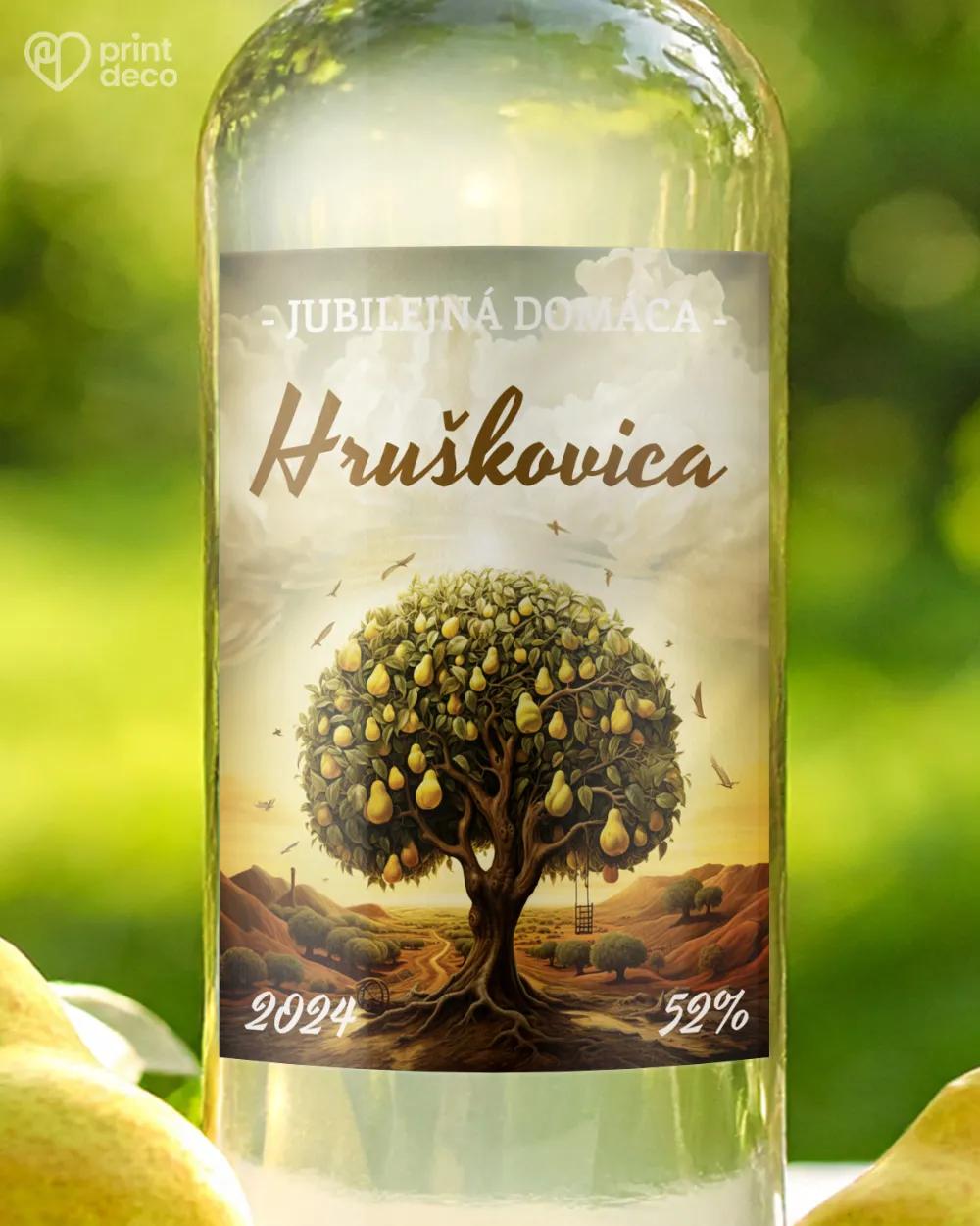 Etikety na pálenku Hruškovica 08