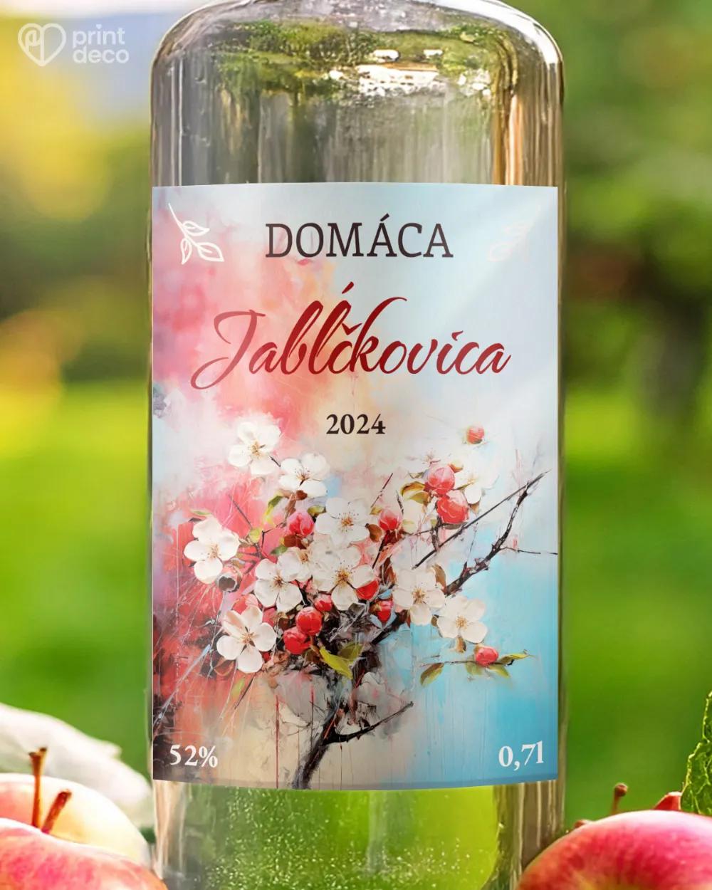 Etikety na pálenku Jabĺčkovica 06