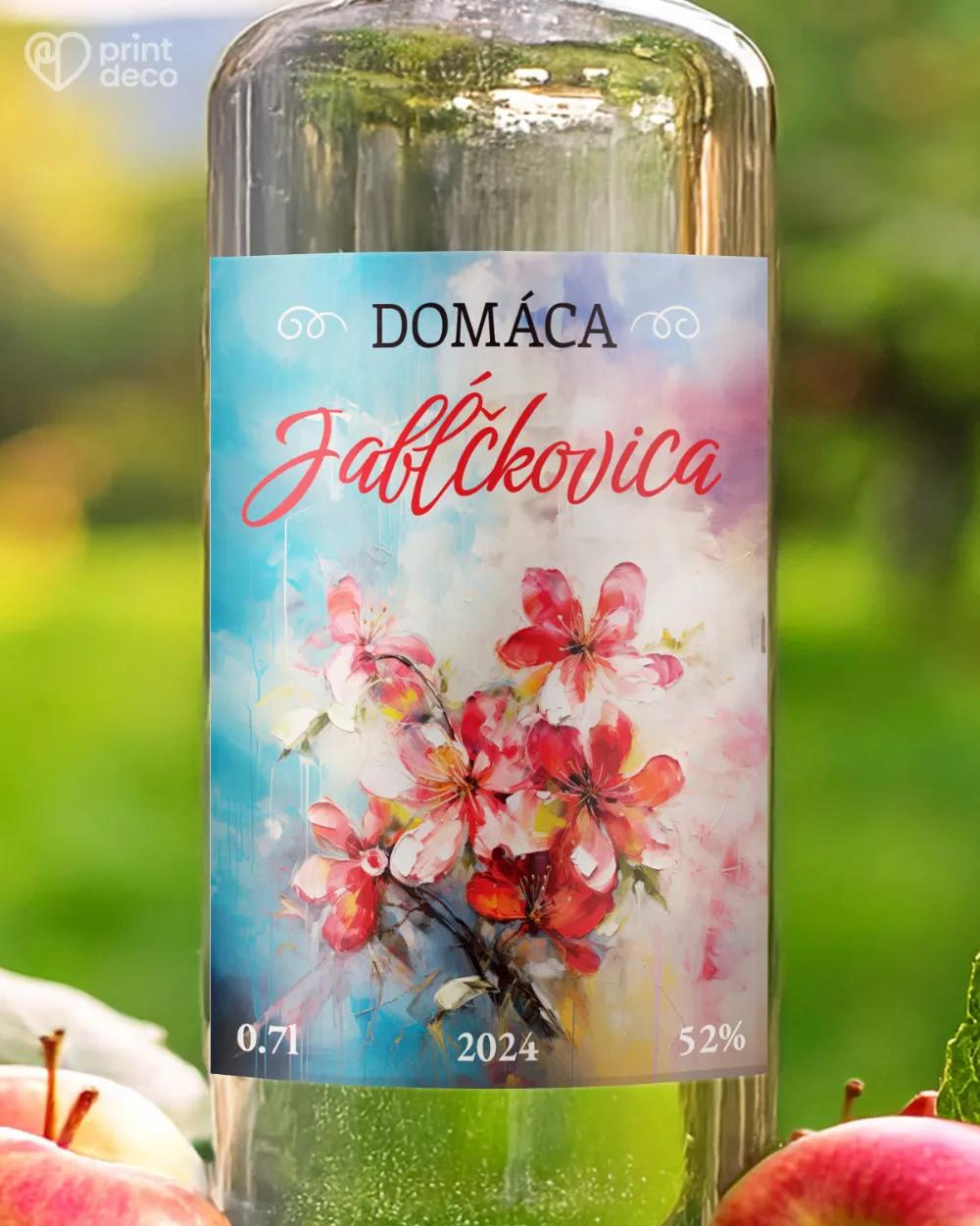 Etikety na pálenku Jabĺčkovica 07