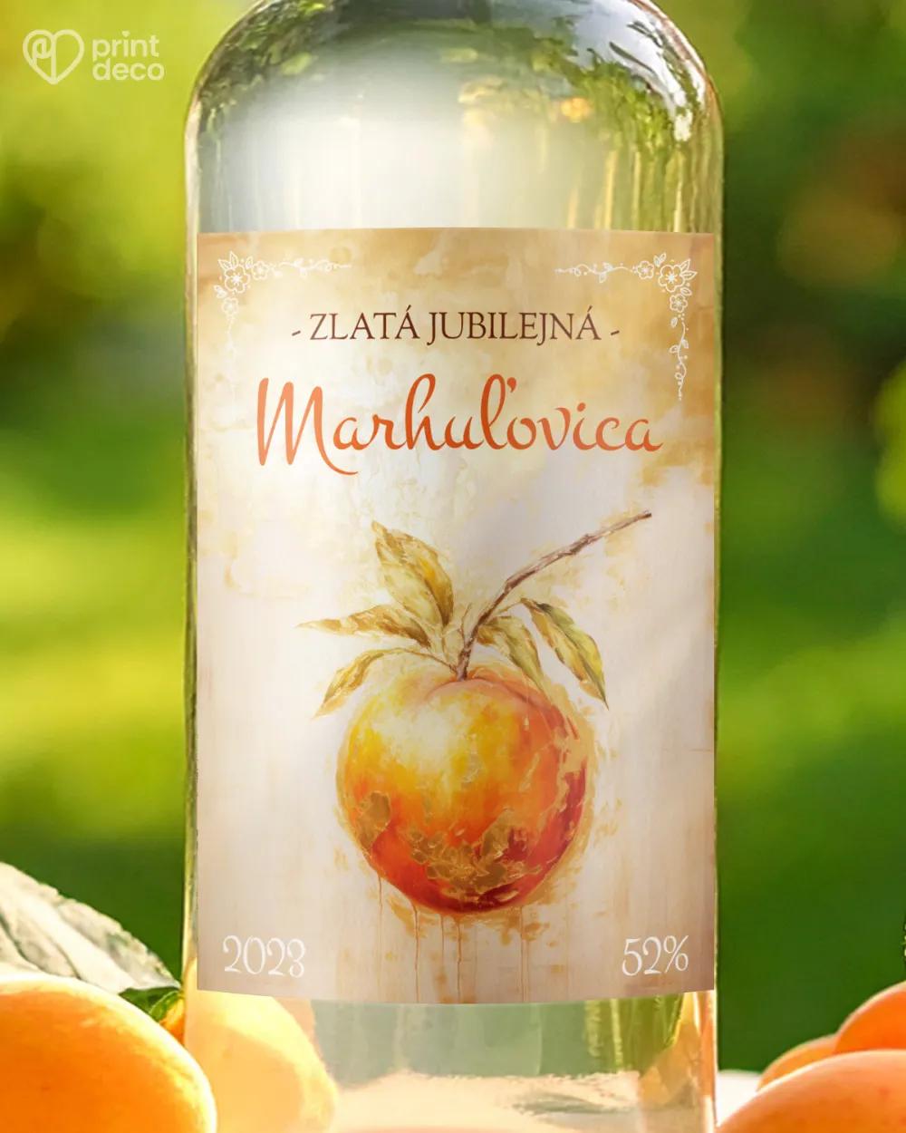 Etikety na pálenku Marhuľovica 01