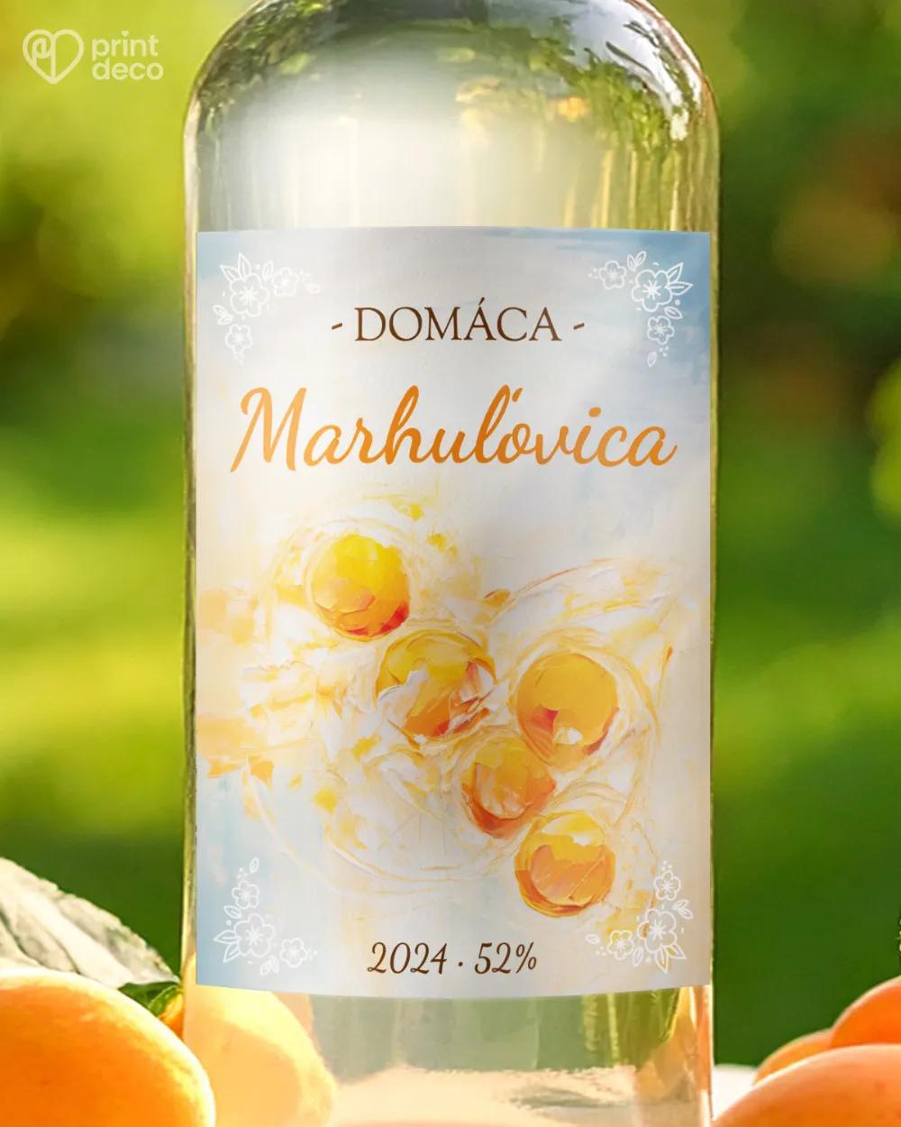 Etikety na pálenku Marhuľovica 02