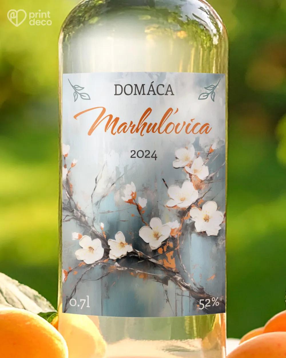 Etikety na pálenku Marhuľovica 07