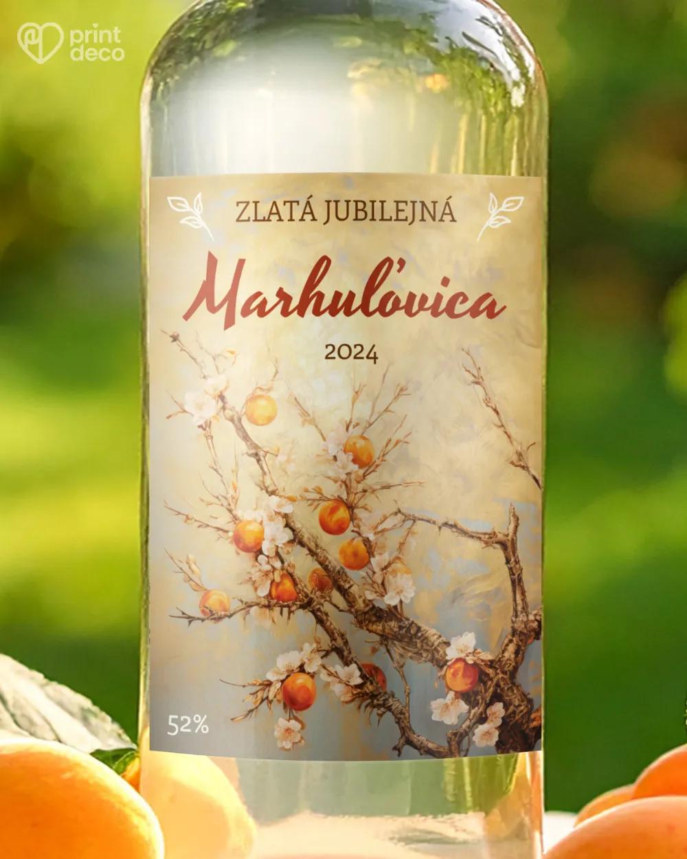 Etikety na pálenku Marhuľovica 08