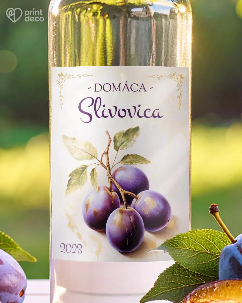 Etikety na pálenku Slivovica 01