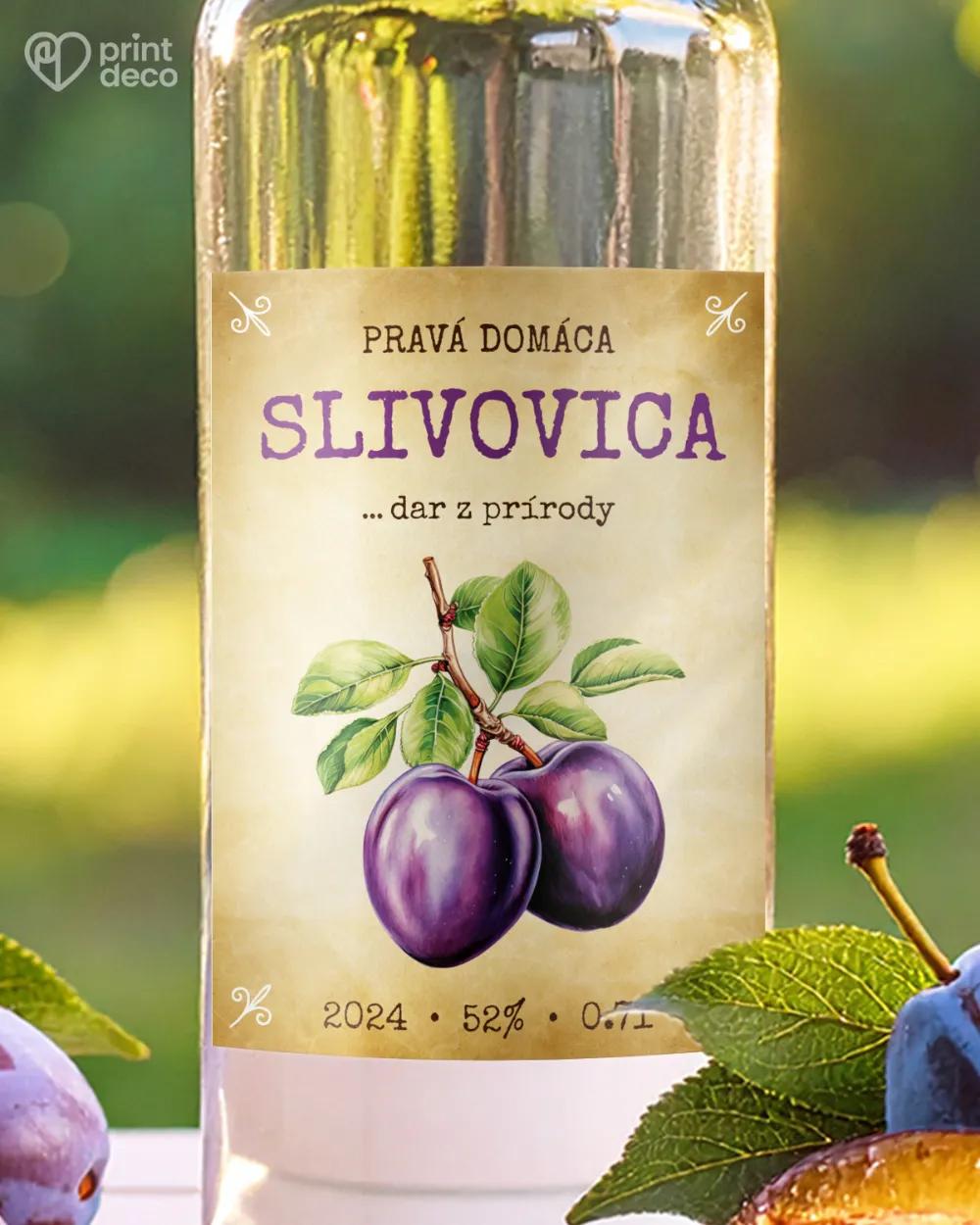 Etikety na pálenku Slivovica 10