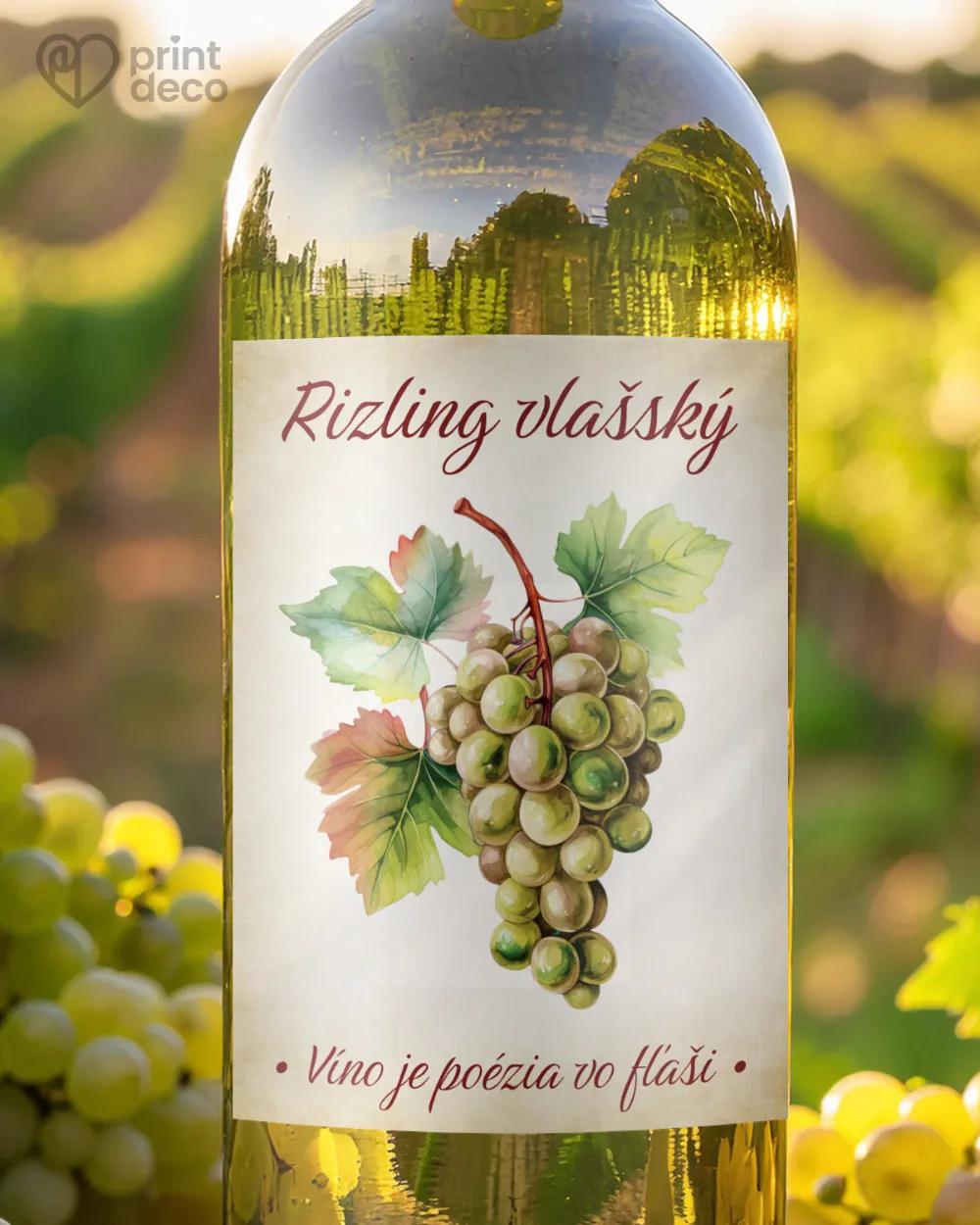 Etikety na víno - motív 02 svetlá