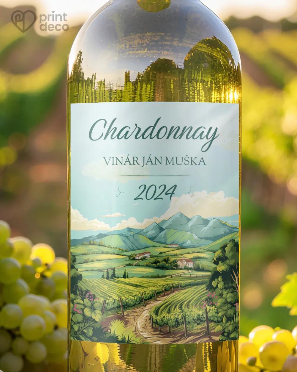 Etikety na víno - motív 04