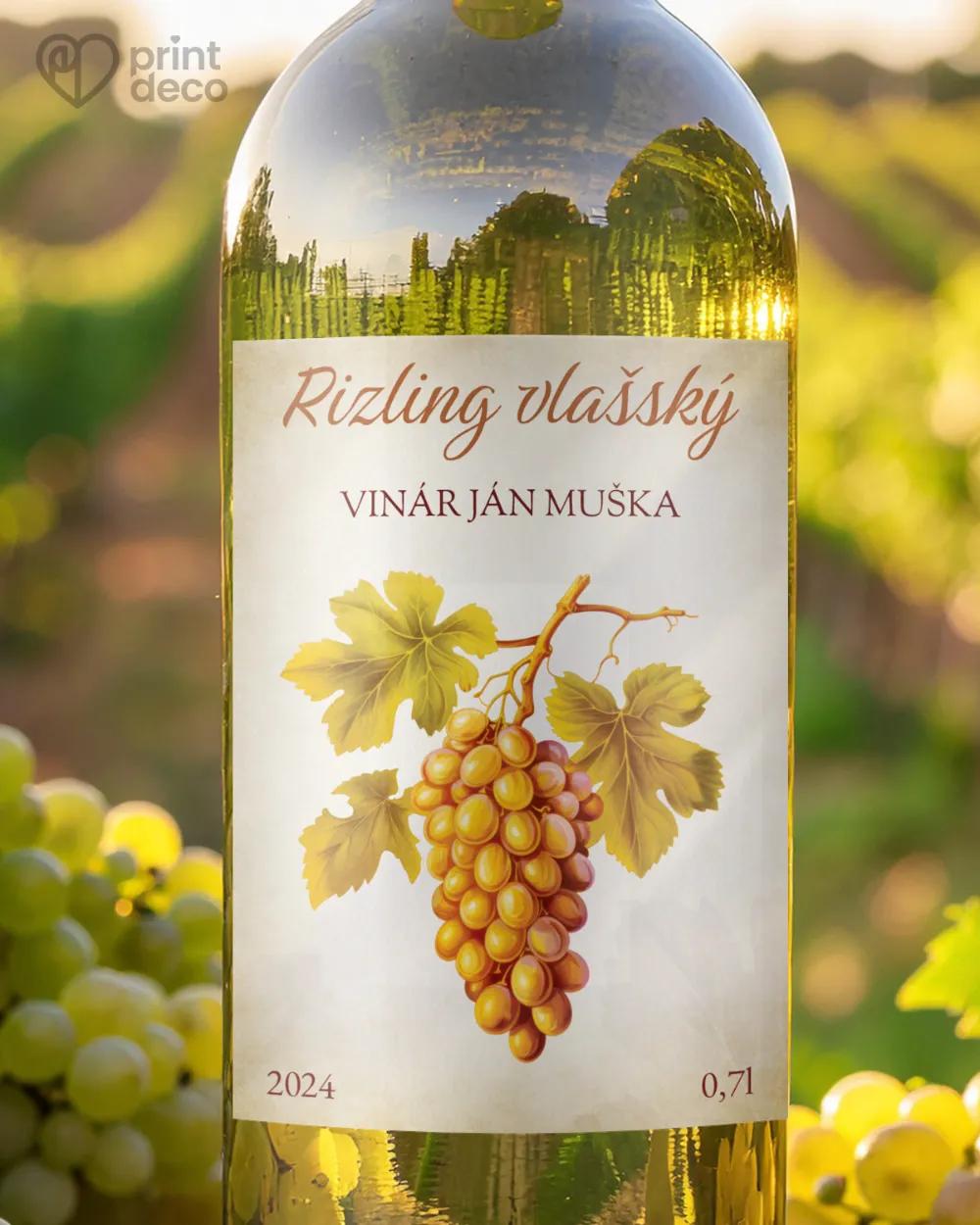 Etikety na víno - motív 07