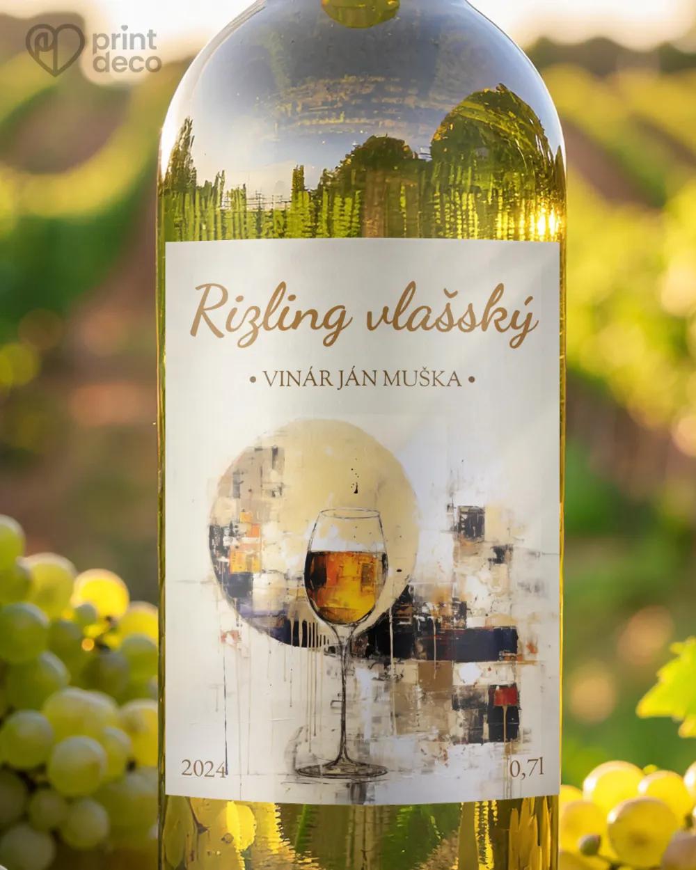 Etikety na víno - motív 14