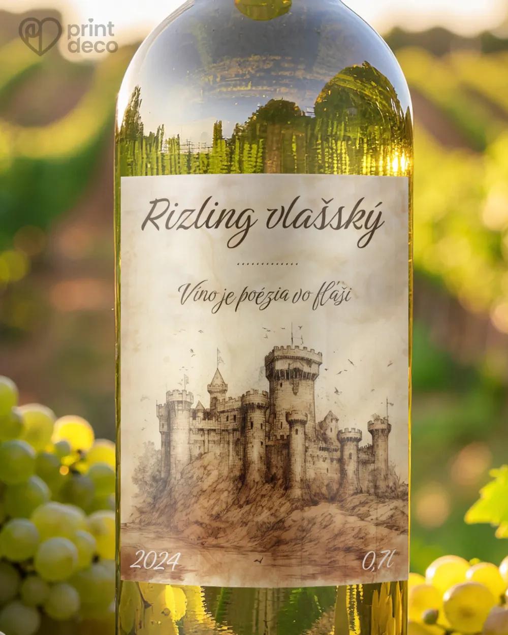 Etikety na víno - motív 22
