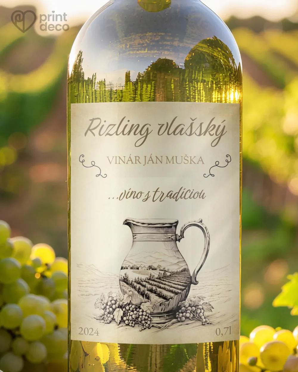 Etikety na víno - motív 33