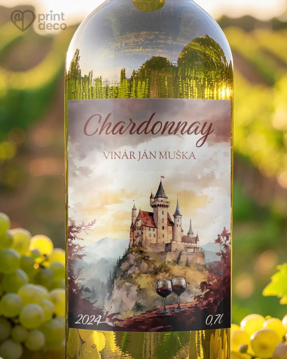 Etikety na víno - motív 41