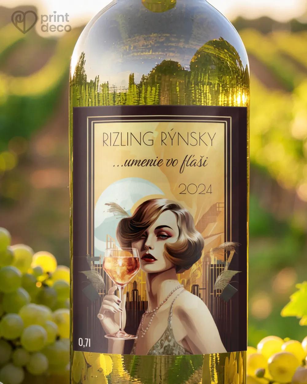 Etikety na víno - motív 44