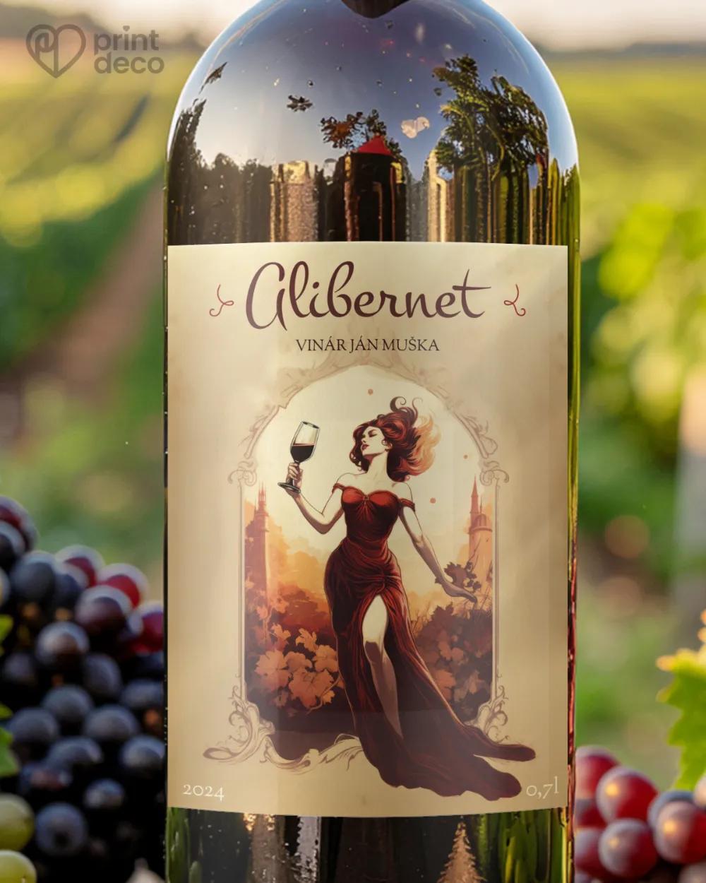 Etikety na víno - motív 47