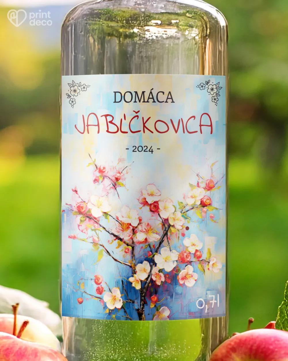 Etikety na pálenku Jabĺčkovica 08