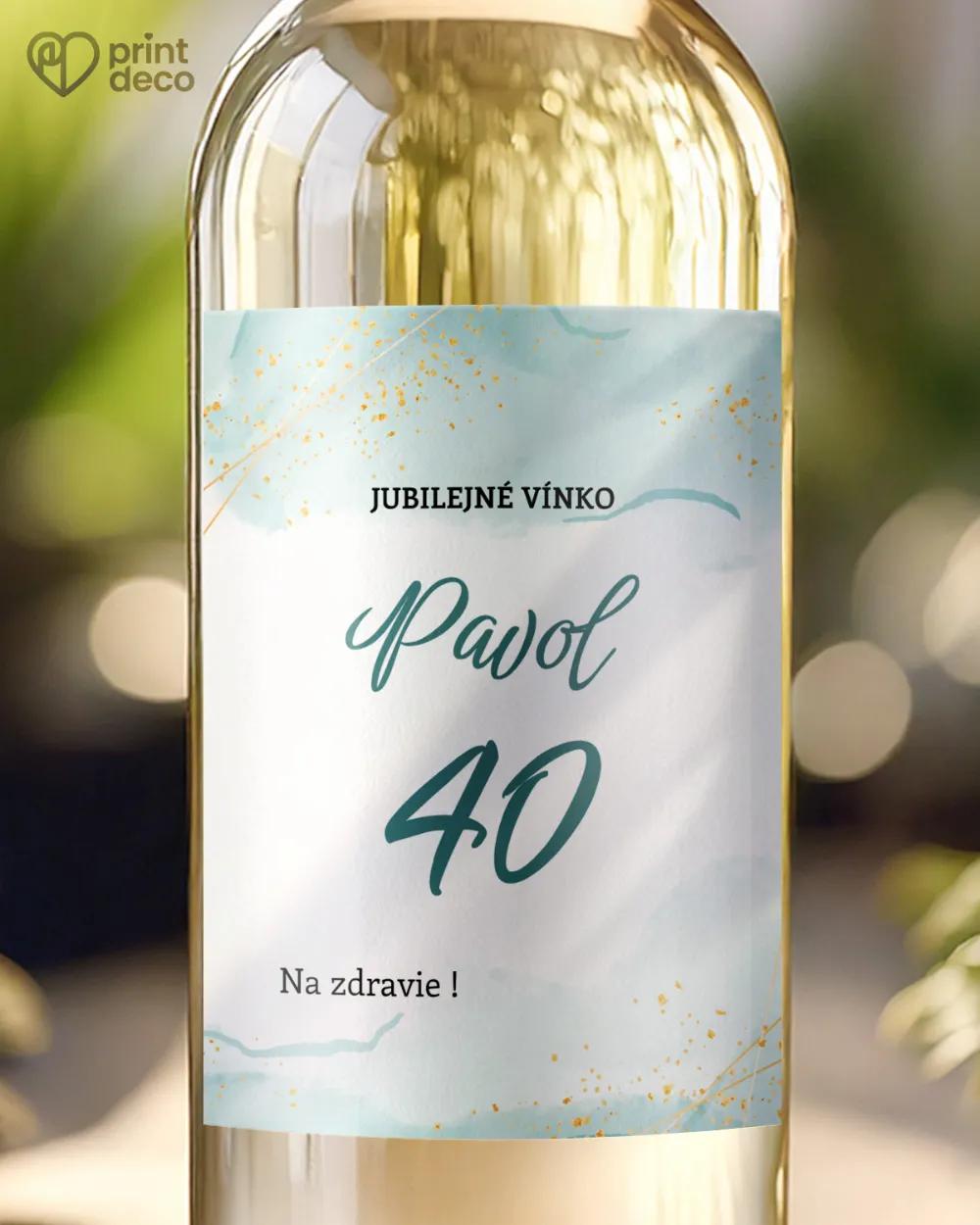 Etikety na fľaše Abstrakt 02