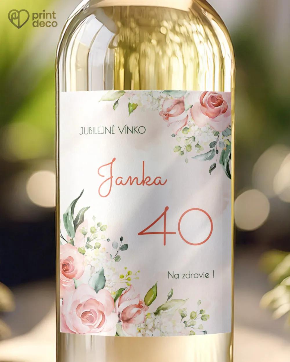 Etikety na fľaše Šípové ruže 08