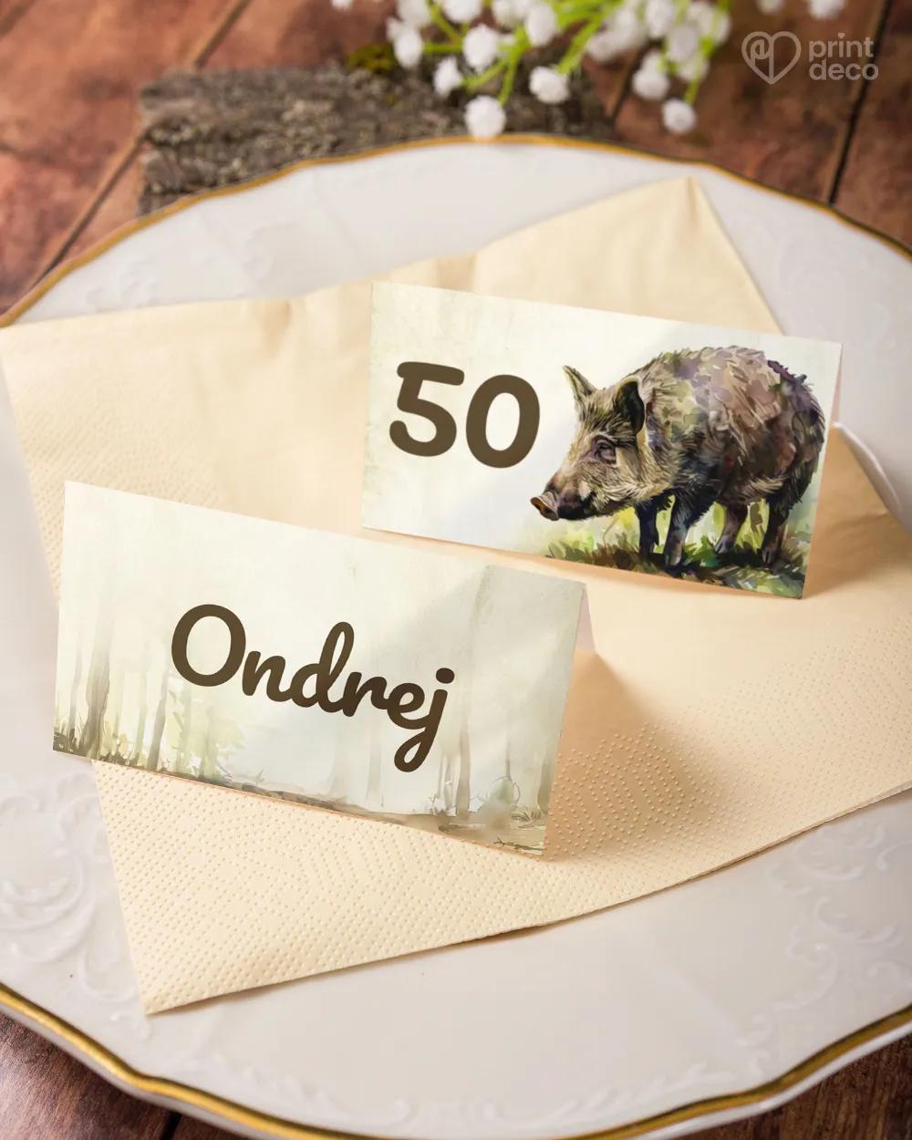 Menovky na oslavu Diviak 03