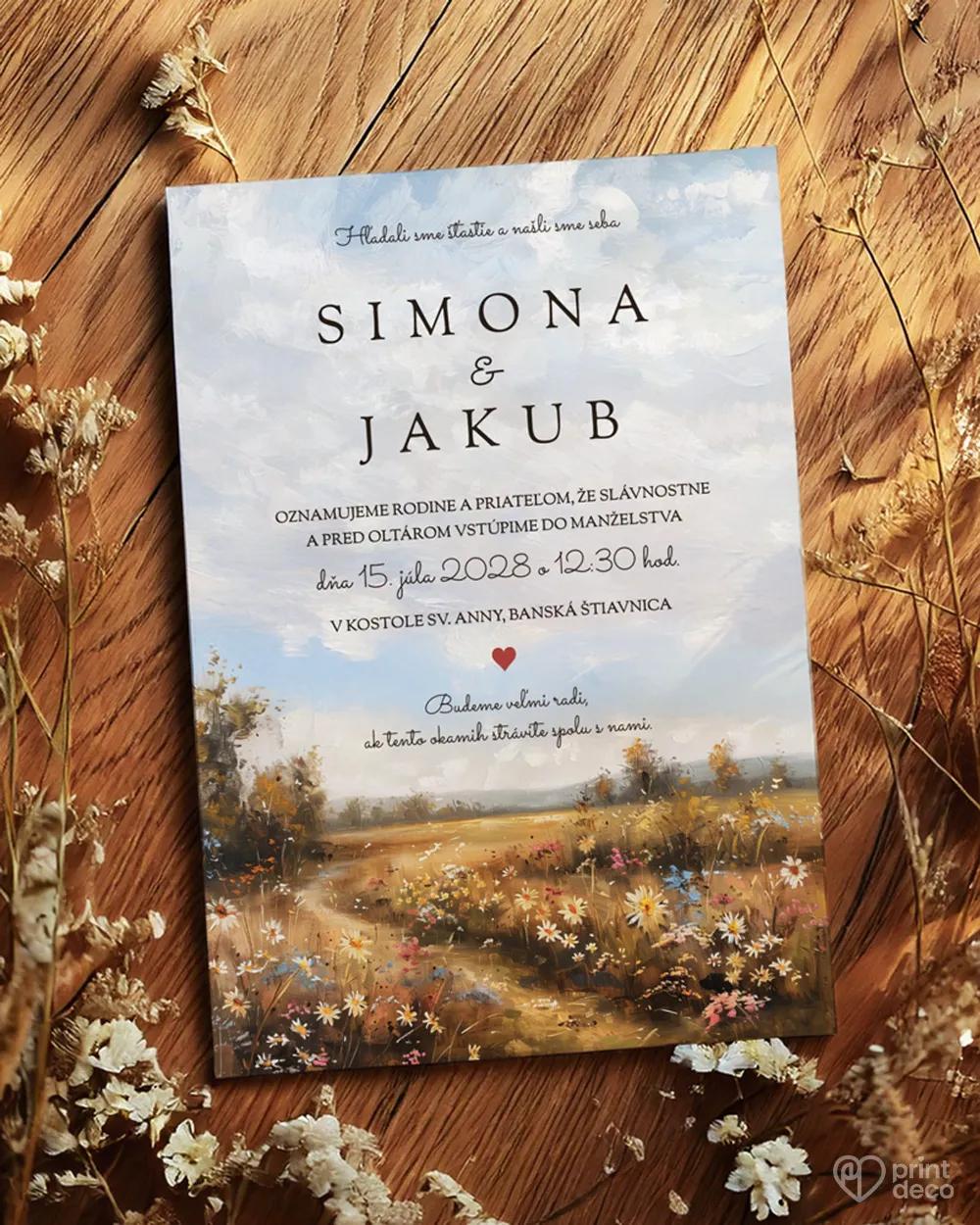 Svadobné oznámenia - Kapitola lásky I.