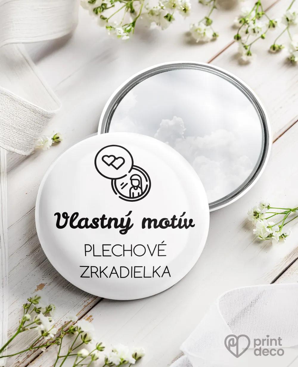 Svadobné zrkadielka - Vlastný návrh