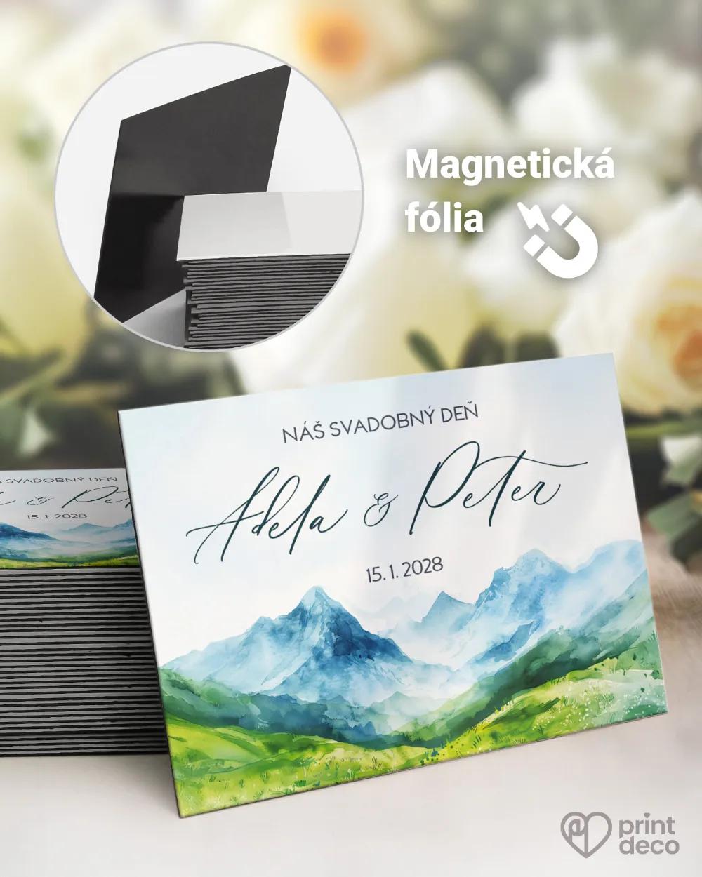 Svadobné magnetky - Láska z hôr V.