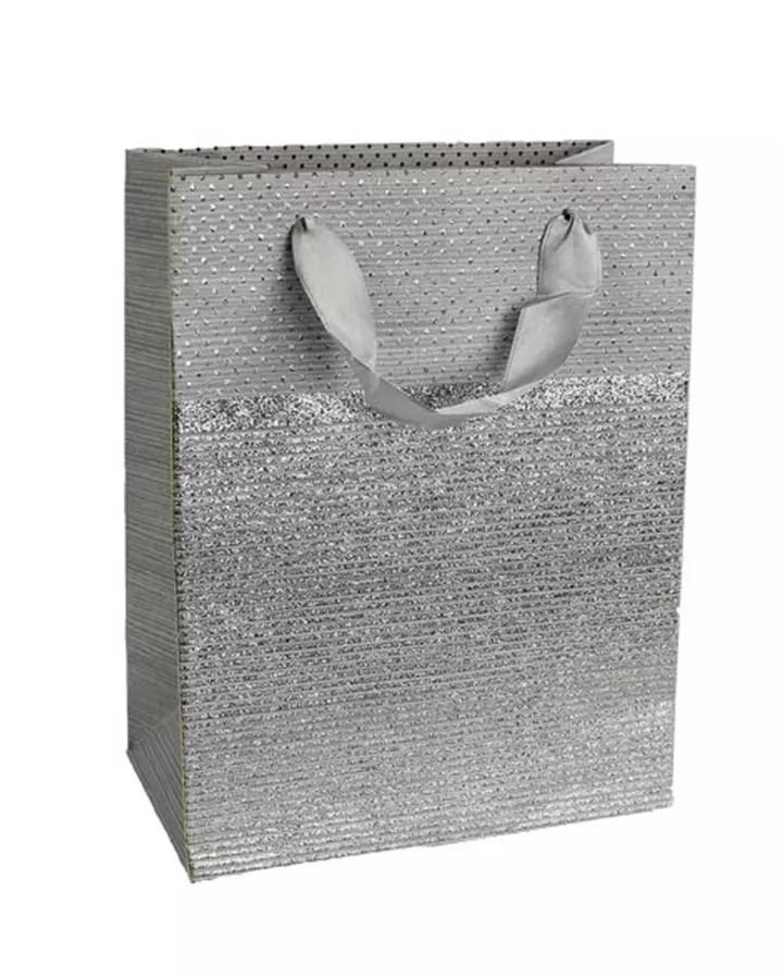 Darčeková taška strieborná