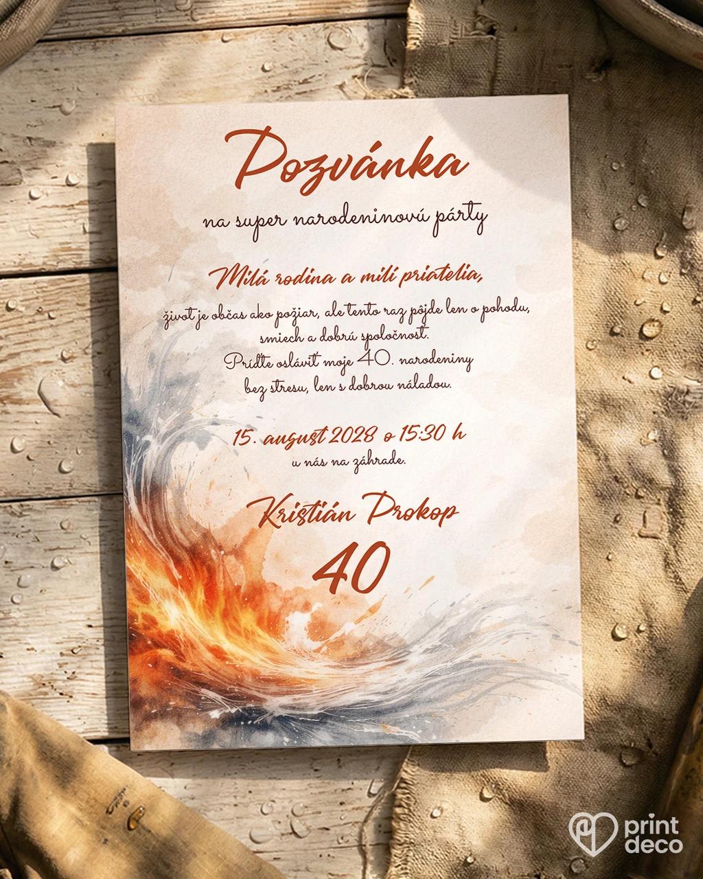 Pozvánka na narodeniny pre hasiča 06