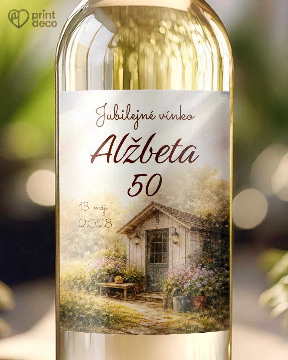 Jubilelejné etikety na fľaše pre záhradkára 04