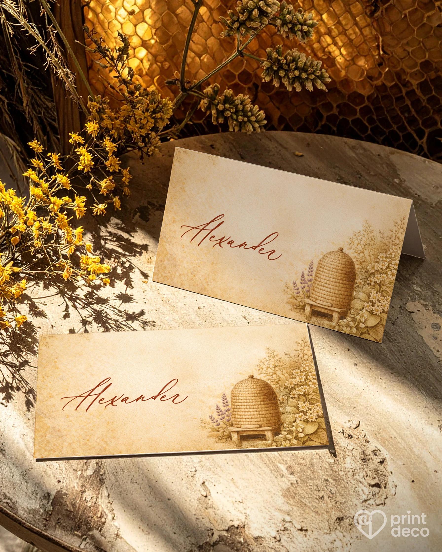 Menovky na oslavu pre včelára 18