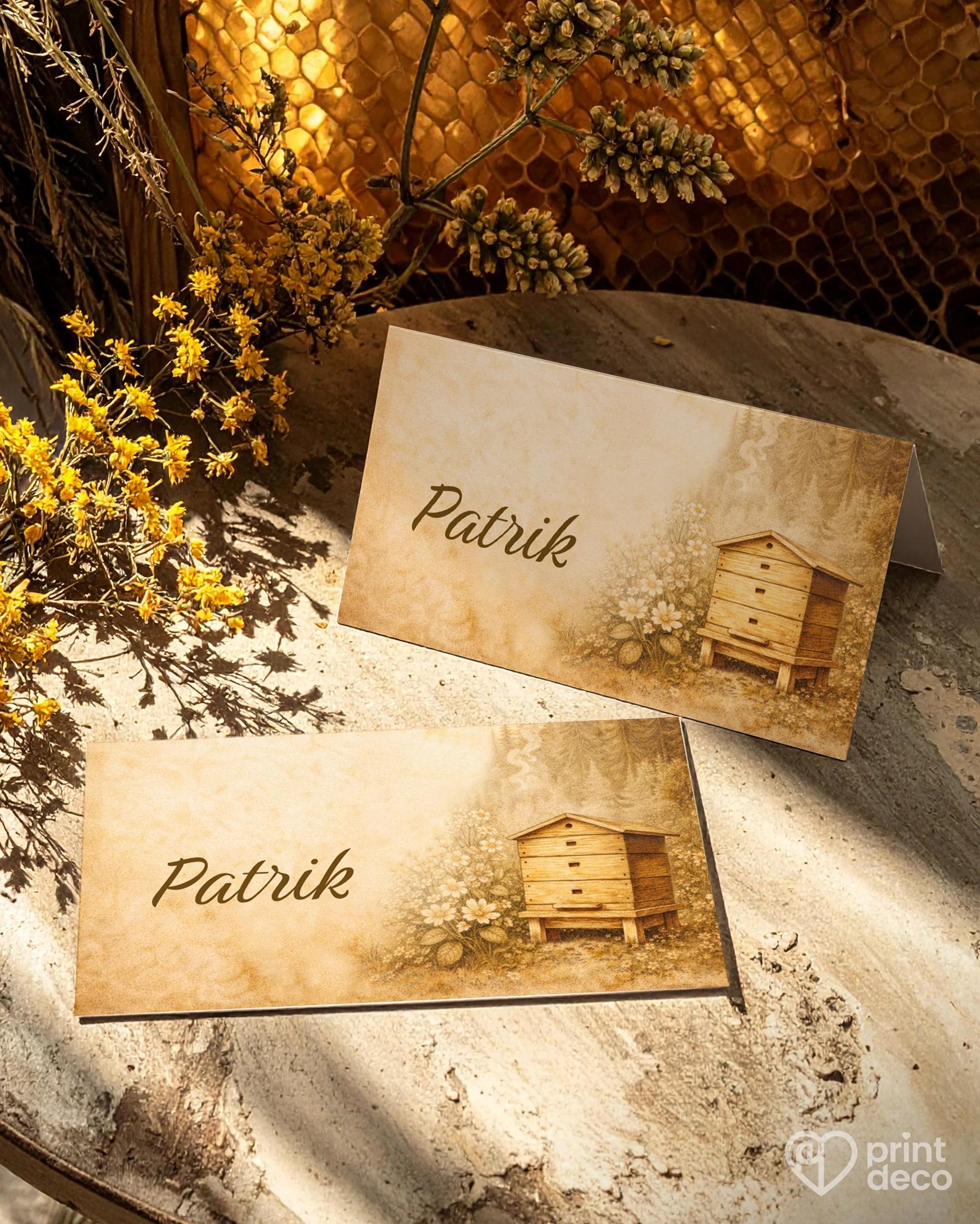 Menovky na oslavu pre včelára 22