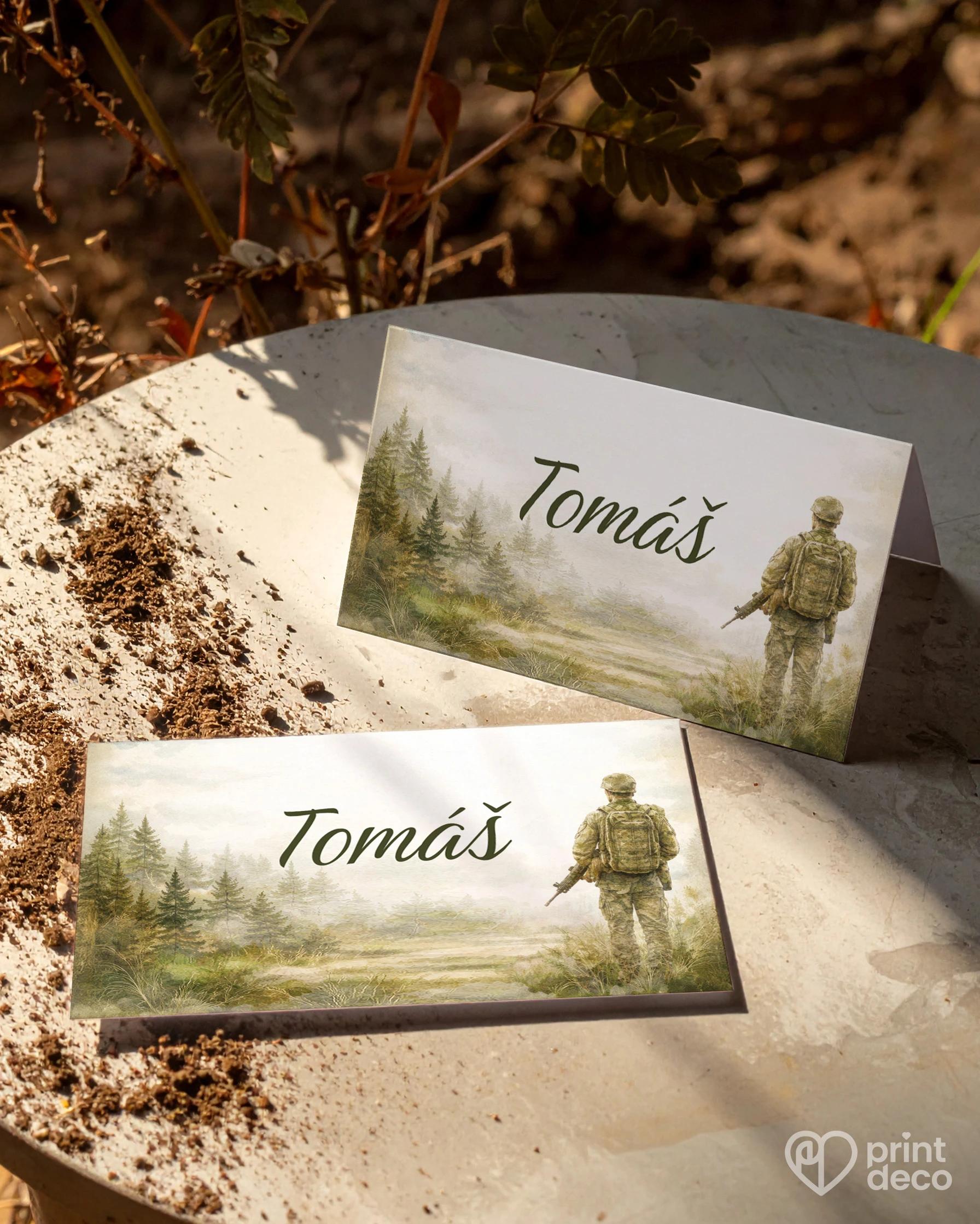 Menovky na oslavu pre vojaka 02